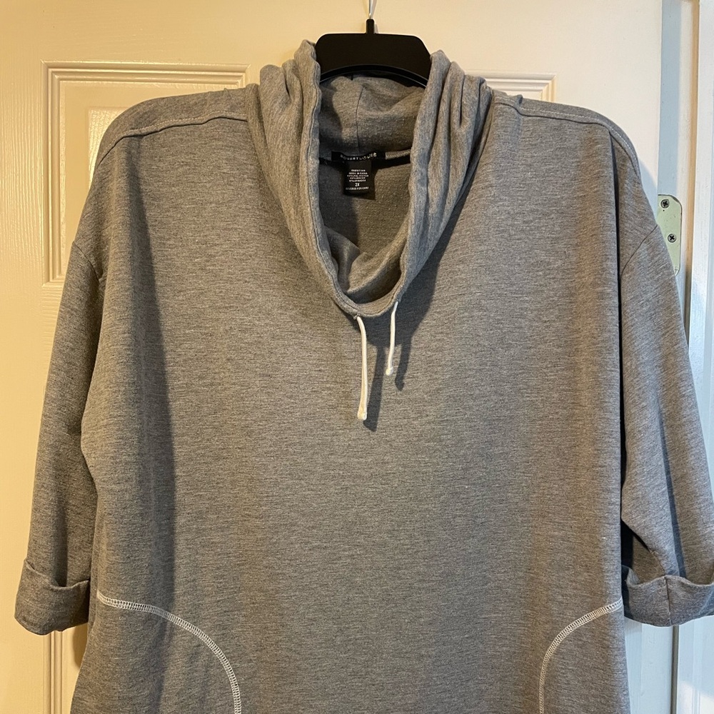 Robert Louis Gray Turtleneck Sweater, with pockets